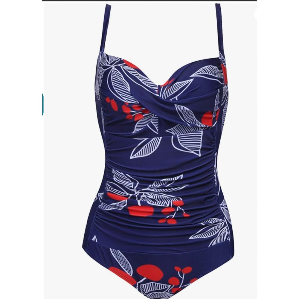 Ekouaer Women's One Piece Tummy Control Swimsuit